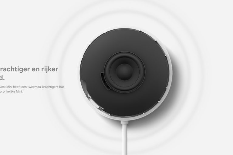 Google Nest Mini – Verbeterde slimme Google Home Mini speaker